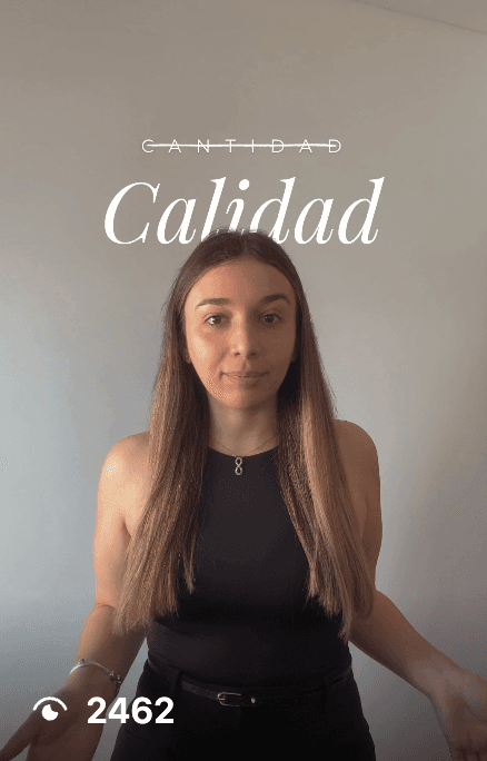 Calidad sobre cantidad